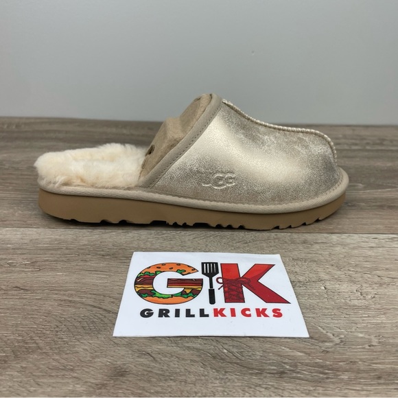 Kids Ugg Keegan Slipper Metallic NWB - Picture 1 of 5